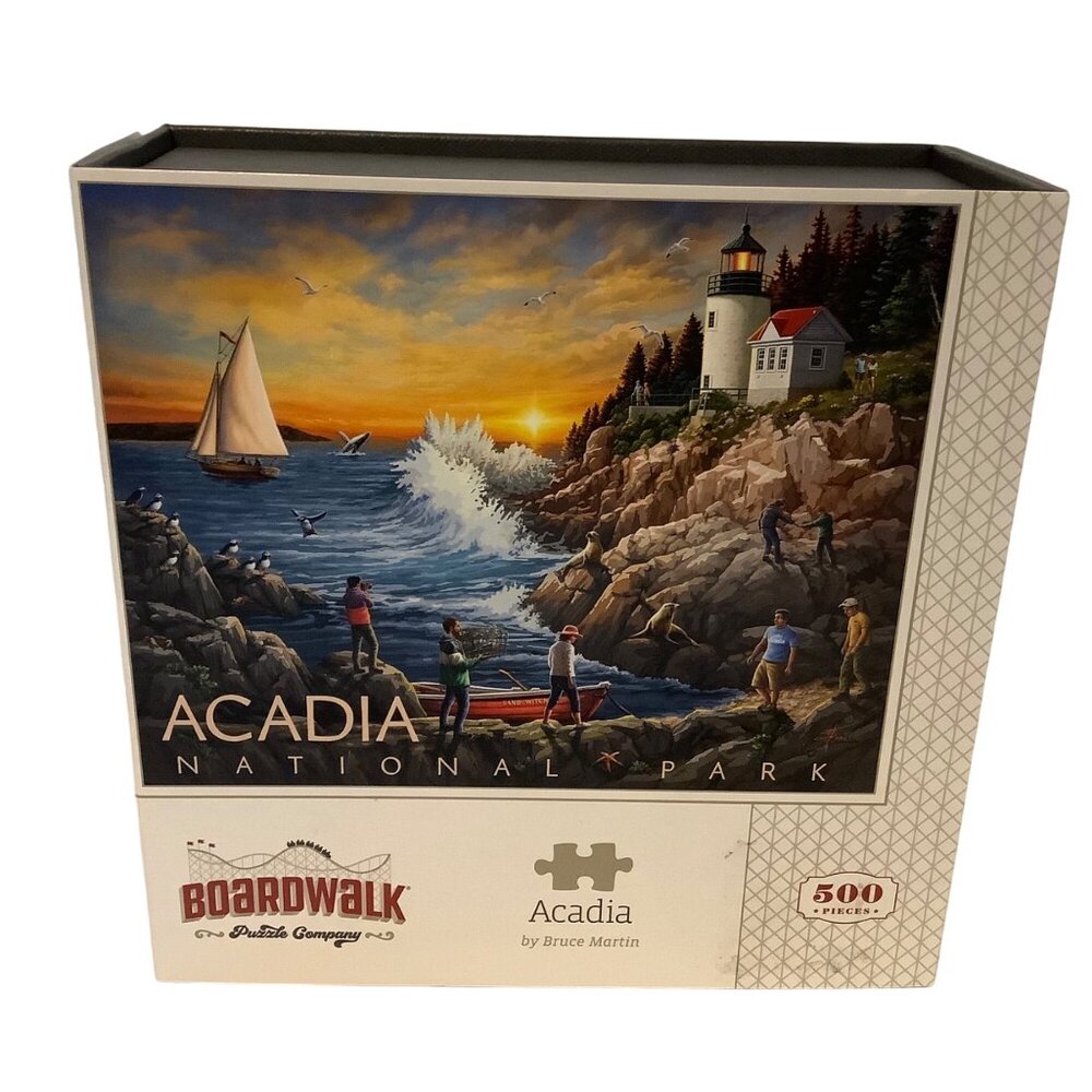 Acadia National Park Puzzle 500 Pieces Boardwalk Puzzles 16x20‎ NEW Ages 14+